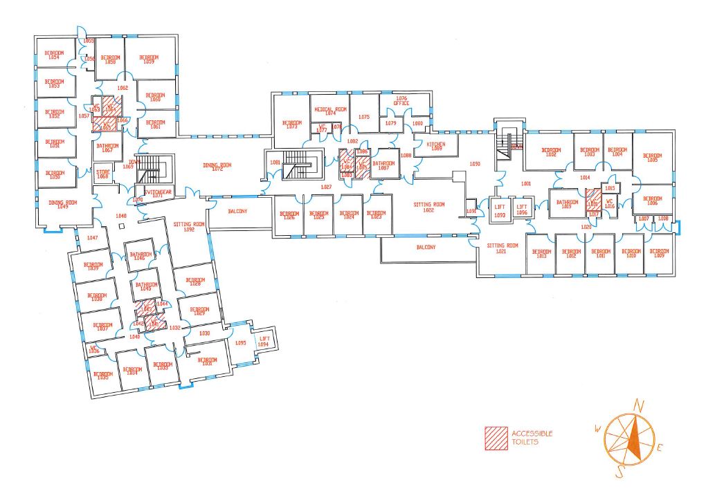 Lot: 64 - SUBSTANTIAL PREMISES WITH CAR PARK AND POTENTIAL ON ONE ACRE PLOT - First Floor Plan